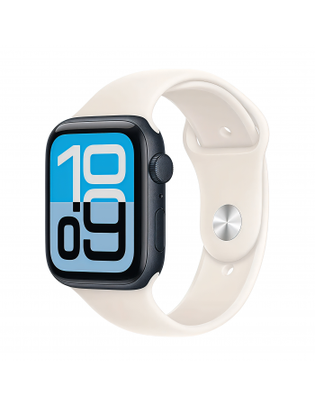 Apple Watch SE 3 40 mm, Midnight Aluminum Starlight Sport Band S/M