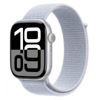 Умные часы Apple Watch Series 10 42 мм, Aluminium Case GPS+Cellular, Sport Loop, Silver