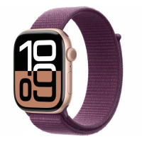 Умные часы Apple Watch Series 10 42 мм, Aluminium Case GPS, Sport Loop, Rose Gold	