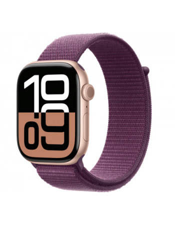 Умные часы Apple Watch Series 10 42 мм, Aluminium Case GPS, Sport Loop, Rose Gold	