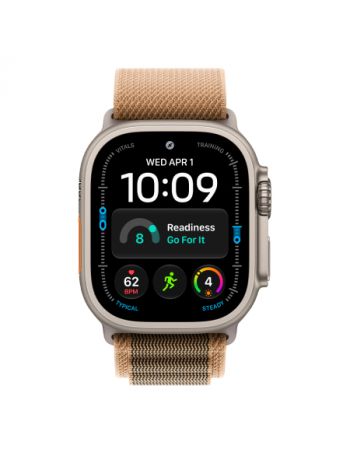 Apple Watch Ultra 4, 49 мм, Natural Titanium Desert Alpine Loop M/L