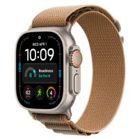Apple Watch Ultra 4, 49 мм, Natural Titanium Desert Alpine Loop S/M
