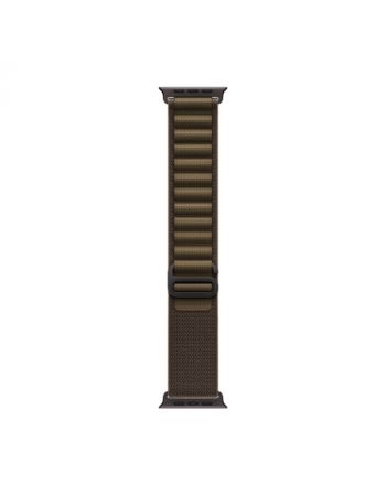 Apple Watch Ultra 4, 49 мм, Black Titanium Dark Olive Alpine Loop M/L