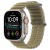 Apple Watch Ultra 4, 49 мм, Natural Titanium Translucent Kelp Ocean Band M/L