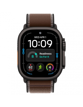 Apple Watch Ultra 4, 49 мм, Black Titanium Dark Umber Trail Loop M/L