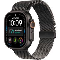 Apple Watch Ultra 4, 49 мм, Black Titanium Black Milanese Loop S