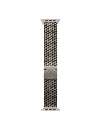 Apple Watch Ultra 4, 49 мм, Natural Titanium Natural Milanese Loop L