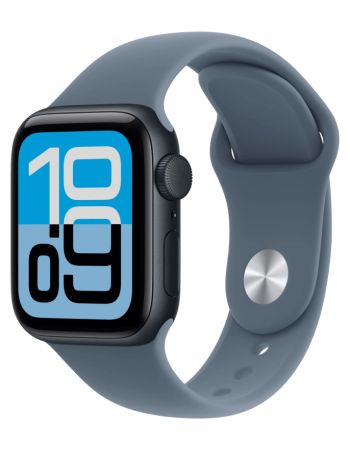 Apple Watch SE 3 40 mm, Midnight Aluminum Anchor blue Sport Band M/L