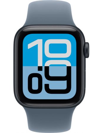 Apple Watch SE 3 40 mm, Midnight Aluminum Anchor blue Sport Band M/L