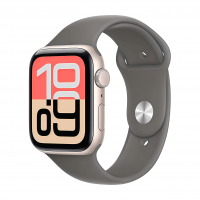 Apple Watch SE 3 40 mm, Starlight Aluminum Stone Gray Sport Band S/M