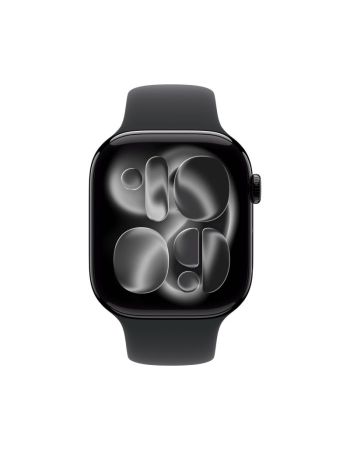 Apple Watch Series 11, 46 mm, Jet Black Aluminum Black Sport Band M/L