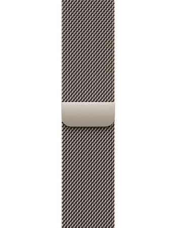 Apple Watch Series 11, 42 mm, Gold Titanium GPS+Cellular, Natural Milanese Loop