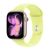Apple Watch Series 11, 46 mm, Rose Gold Aluminum Neon Yellow Sport Band S/M