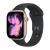 Apple Watch Series 11, 46 mm, Rose Gold Aluminum Black Sport Band M/L