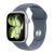 Apple Watch Series 11, 46 mm, Silver Aluminum Anchor blue Sport Band M/L