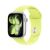 Apple Watch Series 11, 46 mm, Silver Aluminum Neon Yellow Sport Band M/L