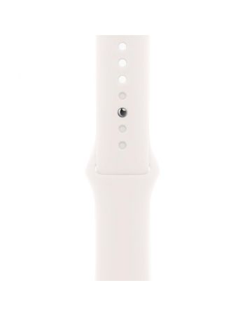 Apple Watch Series 11, 42 mm, Silver Aluminum Light Blush Sport Band S/M