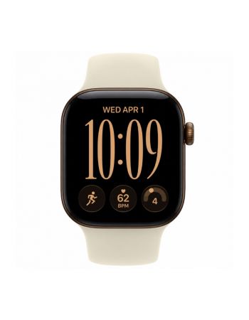 Apple Watch Series 12, 42 mm, Dark Bronze Aluminum Sand Sport Band S/M