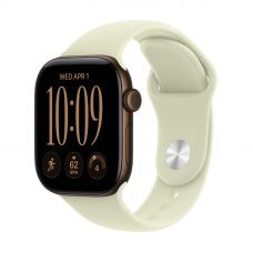 Apple Watch Series 12, 42 mm, Dark Bronze Aluminum Pale Succulent Sport Band S/M