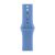 Apple Watch Series 12, 42 mm, Black Aluminum Wildflower Blue Sport Band S/M