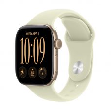 Apple Watch Series 12, 42 mm, Light Gold Aluminum Pale Succulent Sport Band S/M