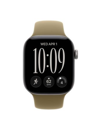 Apple Watch Series 12, 42 mm, Space Gray Aluminum Olive Sport Band S/M