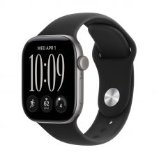 Apple Watch Series 12, 42 mm, Space Gray Aluminum Black Sport Band S/M