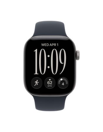 Apple Watch Series 12, 42 mm, Space Gray Aluminum Navy Blue Sport Band S/M