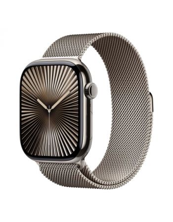 Apple Watch Series 10 42 мм, Titanium Case GPS+Cellular, Milanese Loop, Natural (натуральный)