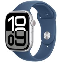 Умные часы Apple Watch Series 10 46 мм, S/M 130-200 мм, Aluminium Case GPS+Cellular, Silver