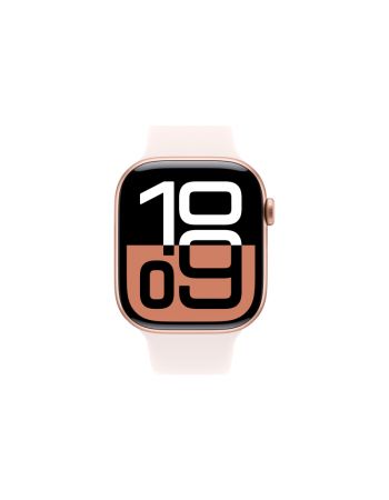 Умные часы Apple Watch Series 10 42 мм, S/M 130-200 мм, Aluminium Case GPS, Sport Band, Rose Gold