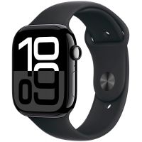 Умные часы Apple Watch Series 10 46 мм, S/M 130–200 мм, Aluminium Case GPS+Cellular, Jet Black
