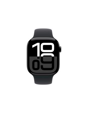Умные часы Apple Watch Series 10 46 мм, S/M 130–200 мм, Aluminium Case GPS+Cellular, Jet Black