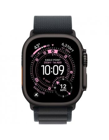 Apple Watch Ultra 3, 49 мм, Black Titanium Black Alpine Loop L