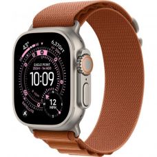 Apple Watch Ultra 3, 49 мм, Natural Titanium Terra Cotta Alpine Loop L