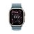 Apple Watch Ultra 3, 49 мм, Natural Titanium Light Blue Alpine Loop L