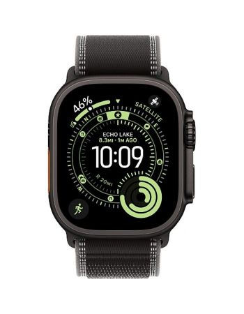 Apple Watch Ultra 3, 49 мм, Black Titanium Black/Charcoal Trail Loop M/L