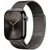 Умные часы Apple Watch Series 10 42 мм, Titanium Case Cellular, Milanese Loop, Black