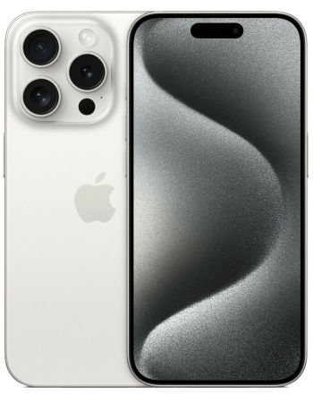 Apple iPhone 15 Pro, 128 ГБ, белый титан, eSIM