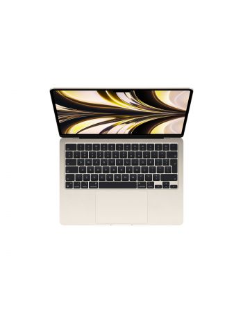 Apple MacBook Air 13" (M2, 8C CPU/10C GPU, 2022), 8 ГБ, 512 ГБ SSD, «сияющая звезда»