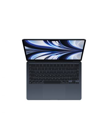 Apple MacBook Air 13" (M2, 8C CPU/10C GPU, 2022), 8 ГБ, 512 ГБ SSD, «полуночный черный»