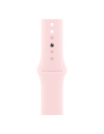 Apple Watch Series 9, 41 мм, корпус из алюминия розового цвета, спортивный ремешок нежно-розового цвета, размер M/L