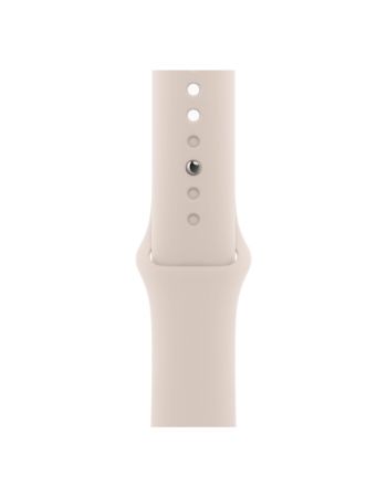 Apple Watch Series 9, 41 мм, корпус из алюминия цвета «сияющая звезда», спортивный ремешок цвета «сияющая звезда», размер M/L