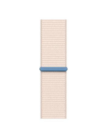 Apple Watch Series 9, 41 мм, корпус из алюминия цвета «сияющая звезда», нейлоновый ремешок цвета «сияющая звезда»