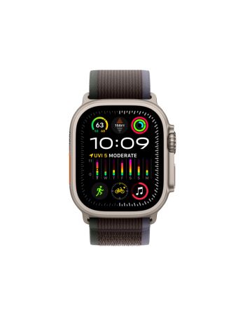Apple Watch Ultra 2 GPS + Cellular, 49 мм, корпус из титана, ремешок Trail синего/черного цвета, размер M/L