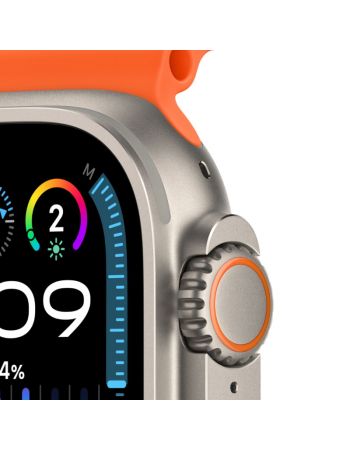 Apple Watch Ultra 2 GPS + Cellular, 49 мм, корпус из титана, ремешок Ocean оранжевого цвета