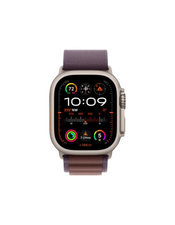 Apple Watch Ultra 2 GPS + Cellular, 49 мм, корпус из титана, ремешок Alpine цвета индиго S/M