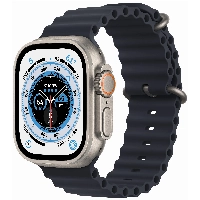 Apple Watch Ultra GPS + Cellular, 49 мм, корпус из титана, ремешок Ocean цвета «тёмная ночь»