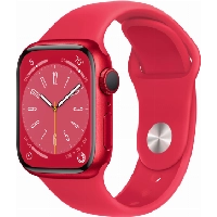 Умные часы Apple Watch Series 8 45 мм (PRODUCT)RED Aluminium Case with (PRODUCT)RED Sport Band, размер S/M