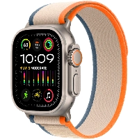 Apple Watch Ultra 2 GPS + Cellular, 49 мм, корпус из титана, ремешок Trail оранжевого/бежевого цвета, размер S/M